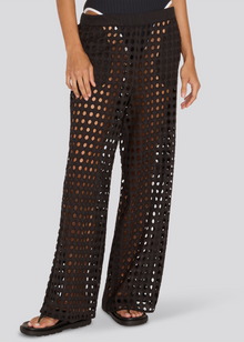 Womens | Eyelet Delaney Pant | Noir