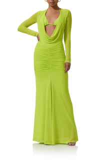 Orla Dress | Lime Punch