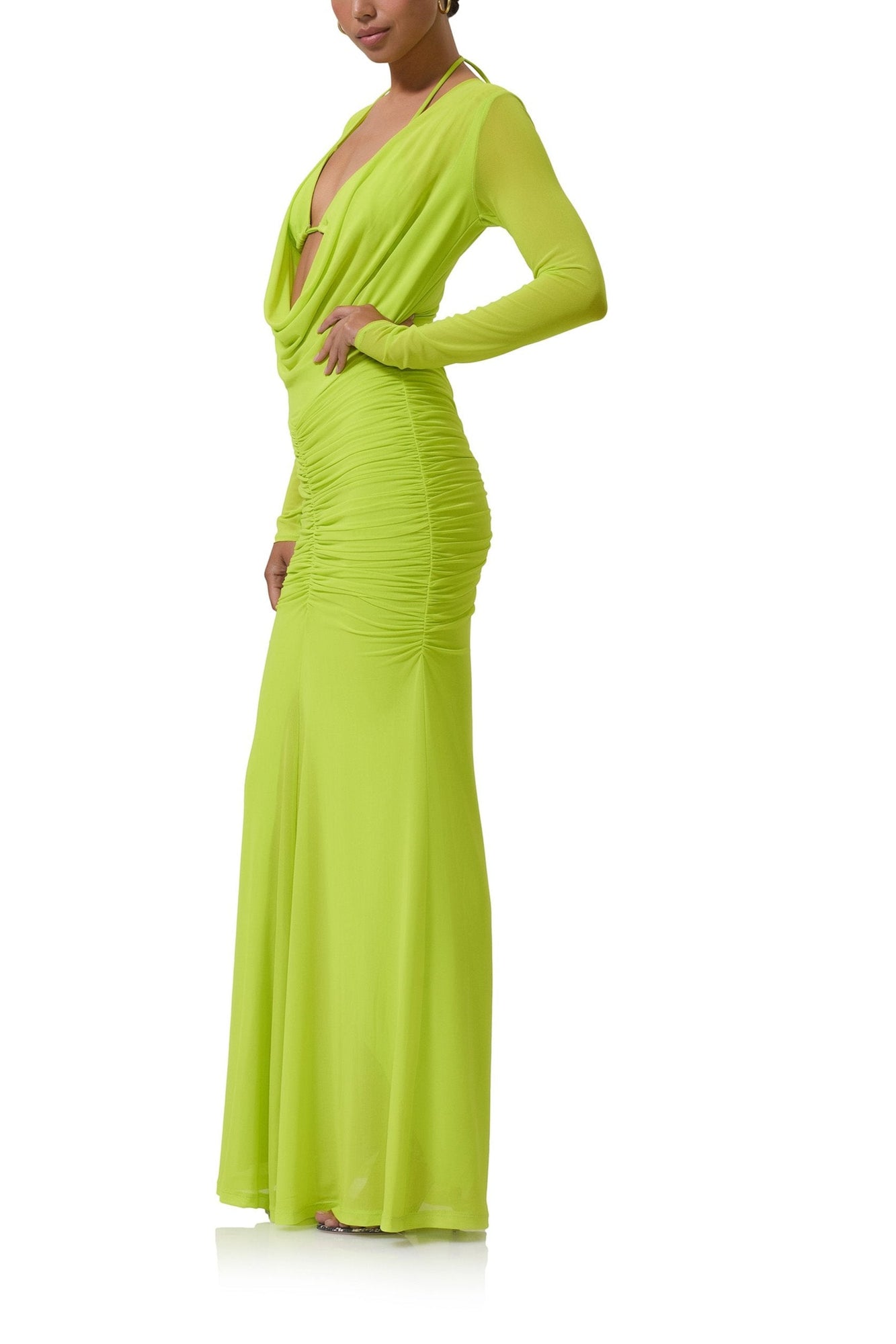 Orla Dress | Lime Punch