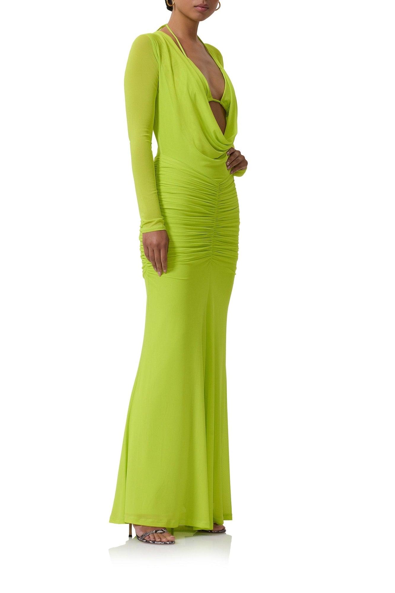 Orla Dress | Lime Punch