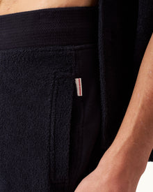 Night Iris Classic Fit Mix Texture Sweat Shorts | Night Iris