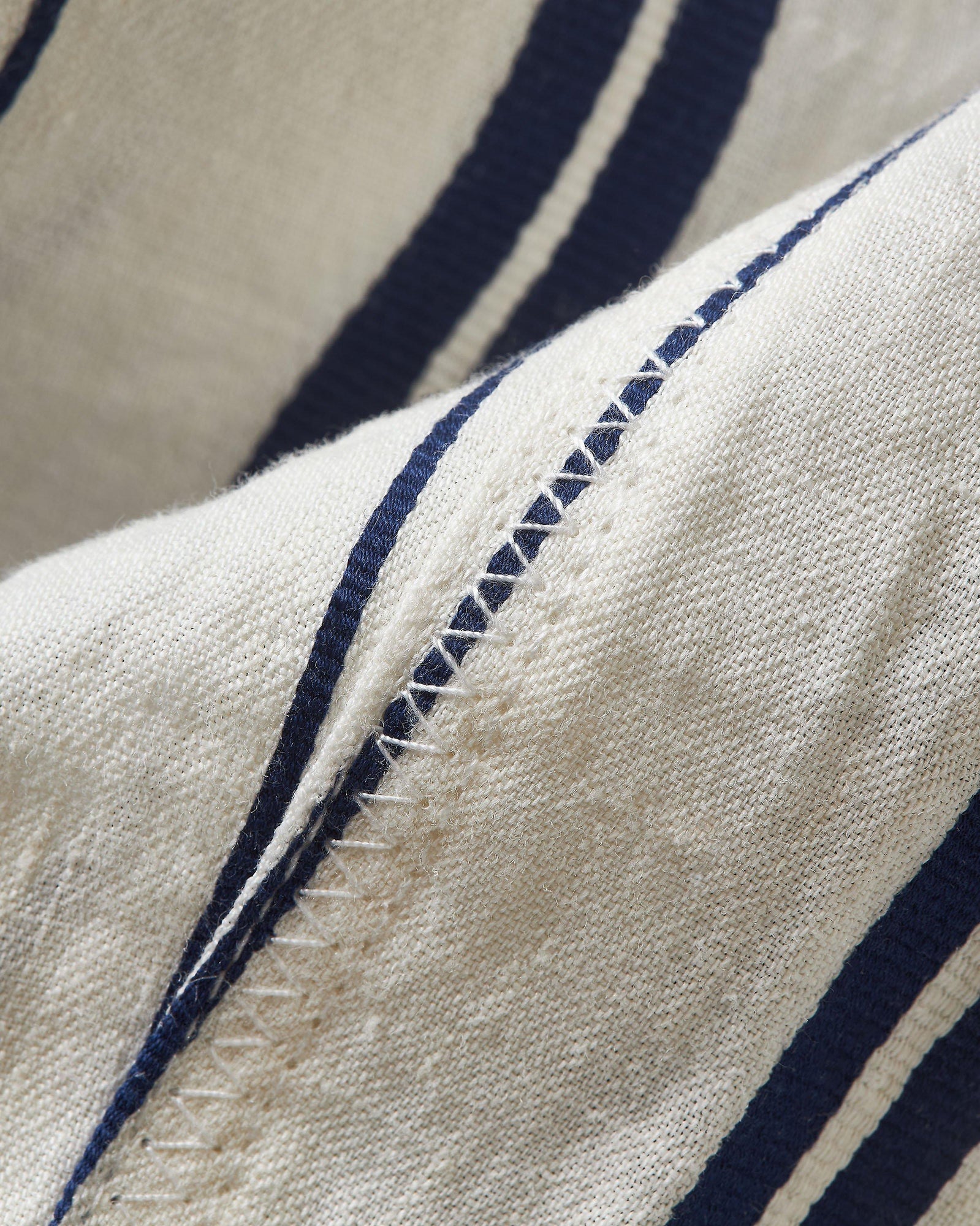 Men | Alex Stripe Trouser | Azul Blue/Cashew