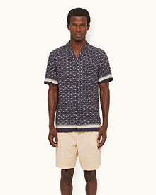 Pebble Easy Fit Single Pleat Laundered Cotton Shorts | Pebble