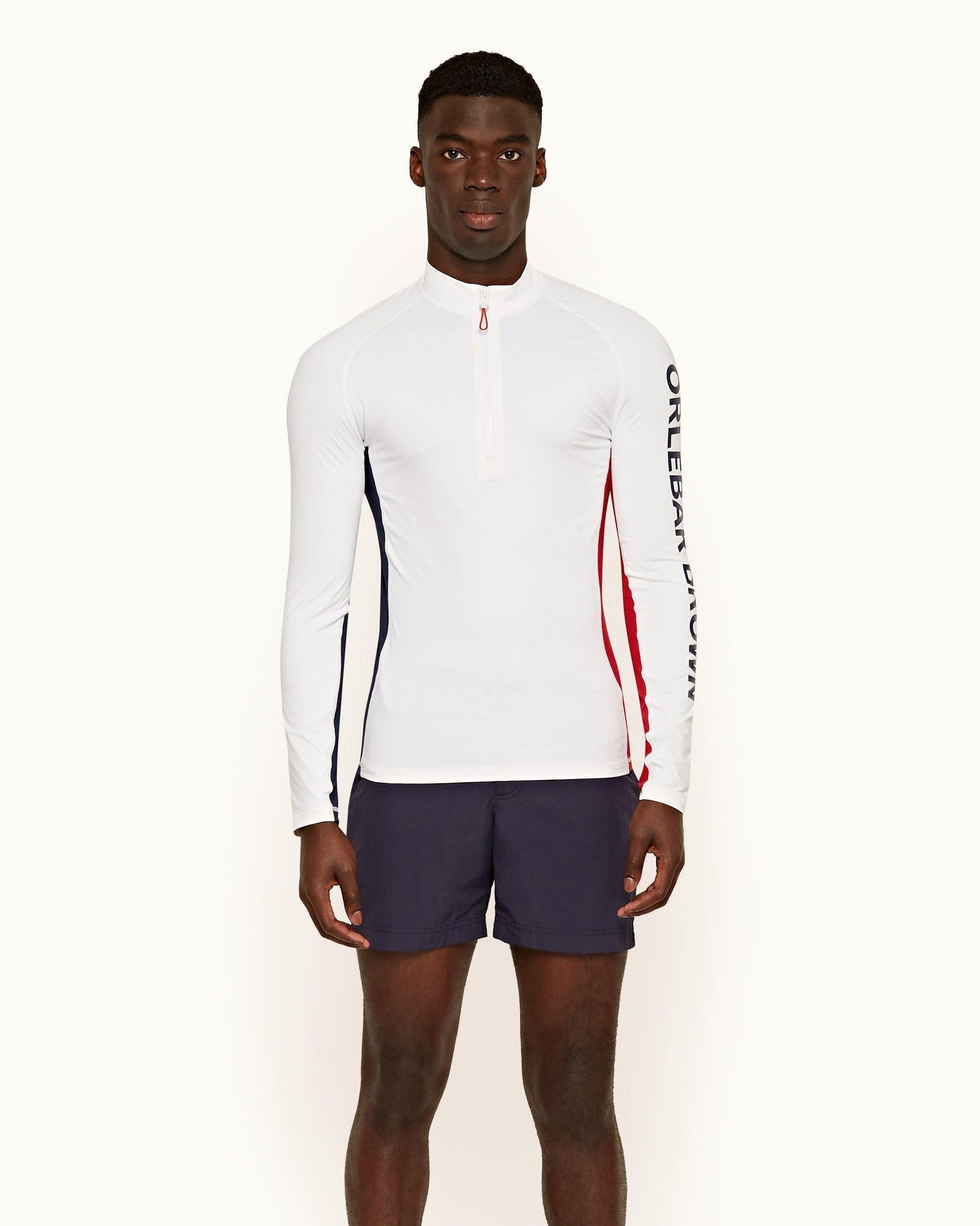 Bray Cloud Half-Zip Rash Guard | Cloud