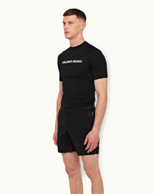 Black Short-Sleeve Rash Guard | Black