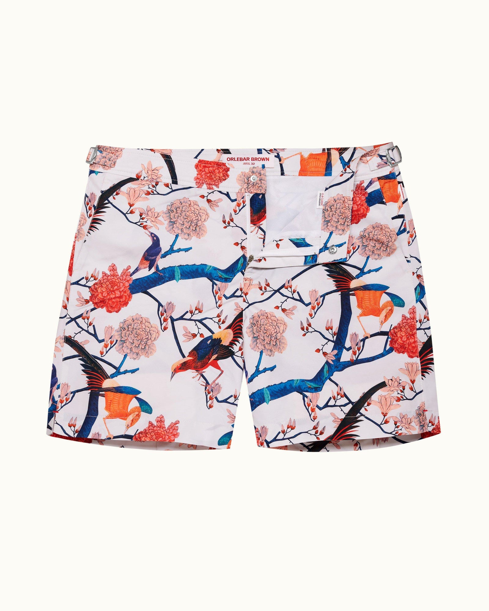 Bulldog White Sand Flight Of Fantasy Mid-Length Swim Shorts | White Sand