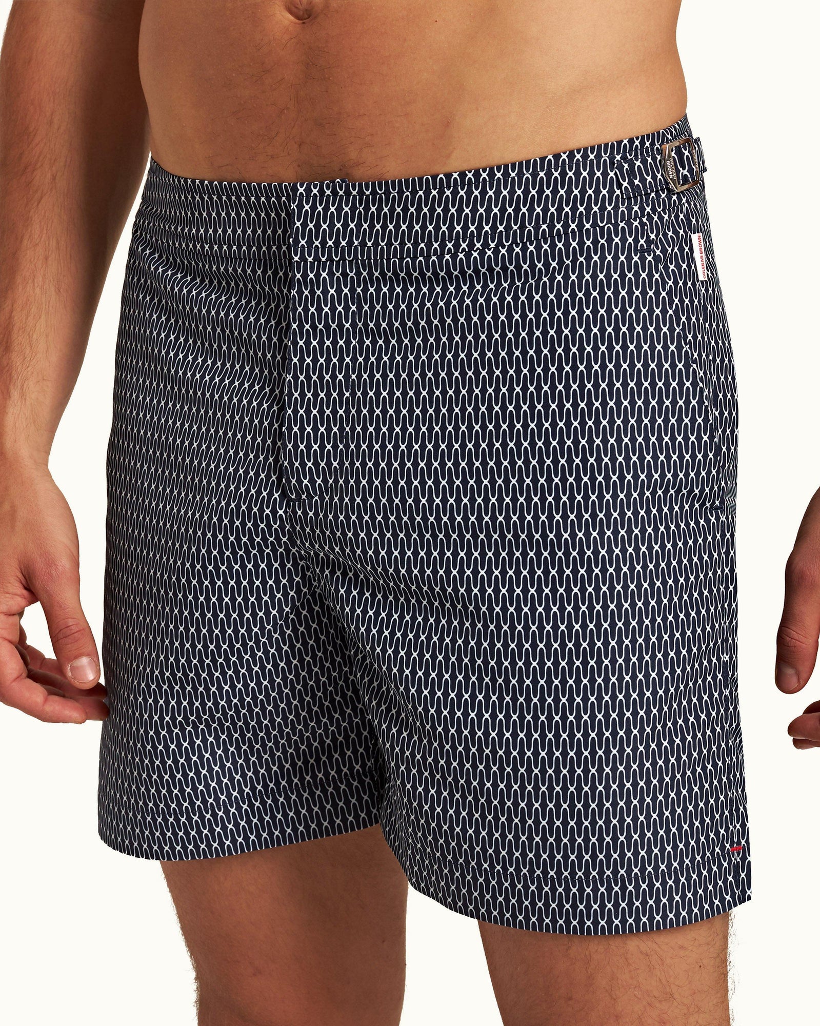 Men | Bulldog Swim Boxer | Midnight Navy/White