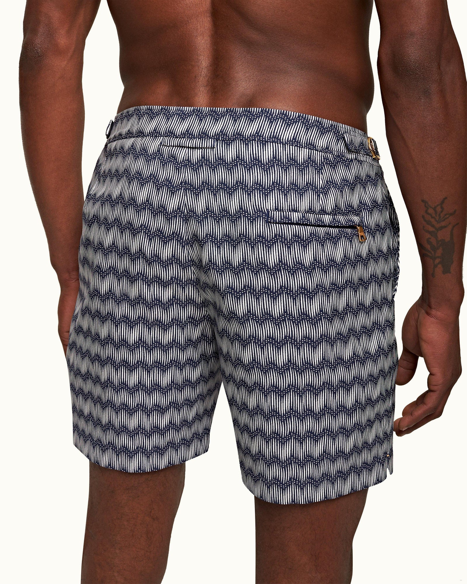 Men | Bulldog Swim Boxer | Night Iris/White
