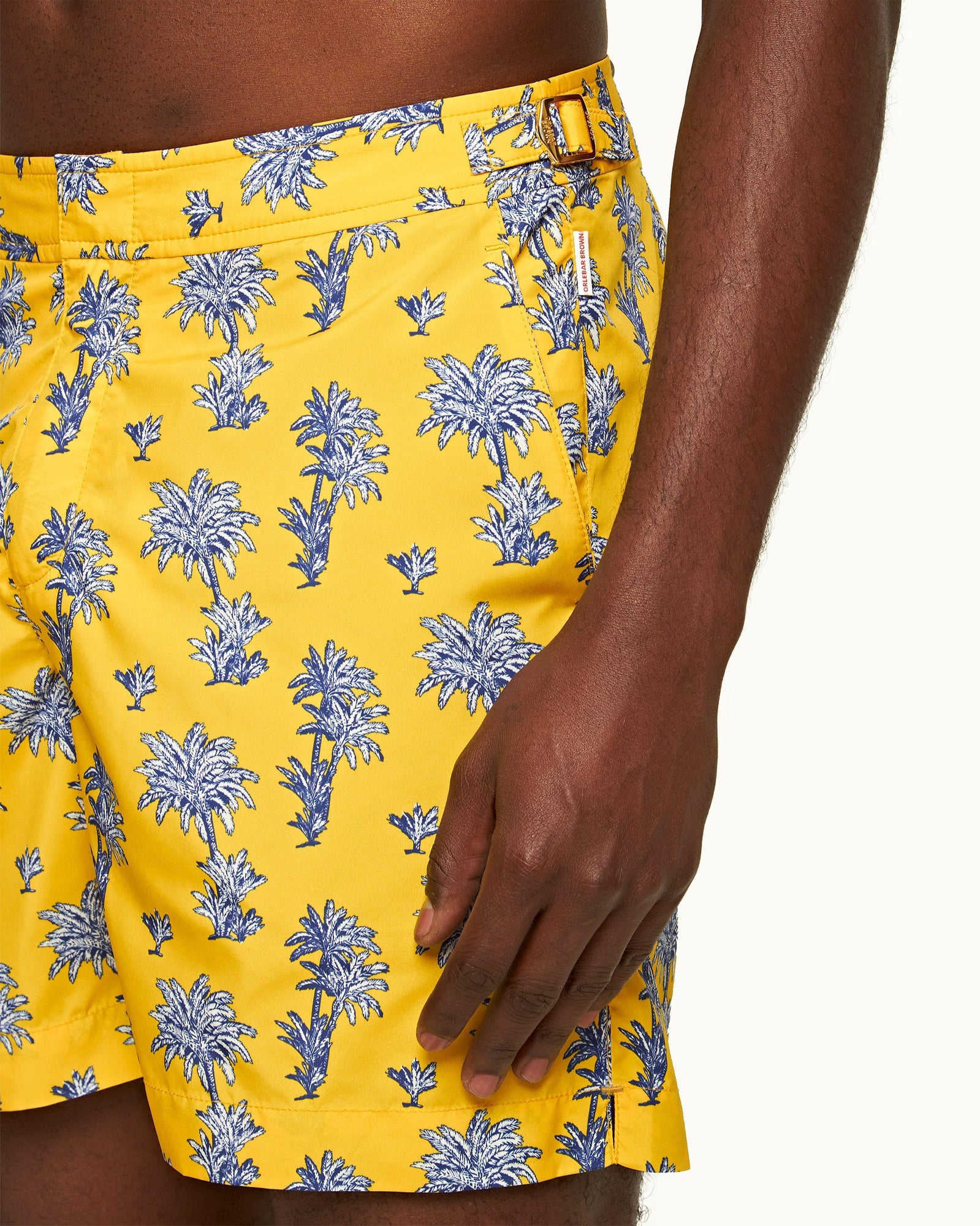 Bulldog Toucan Palm Repeat Mid-Length Swim Shorts | Toucan