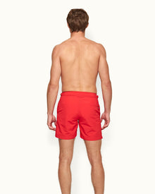 Bulldog Rescue Red Mid-Length Swim Shorts | Rescue Red
