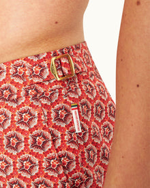 Bulldog Firestone Roseate Print Mid-Length Swim Shorts | Firestone