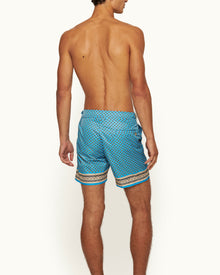 Men | Bulldog Swim Boxer | California Blue