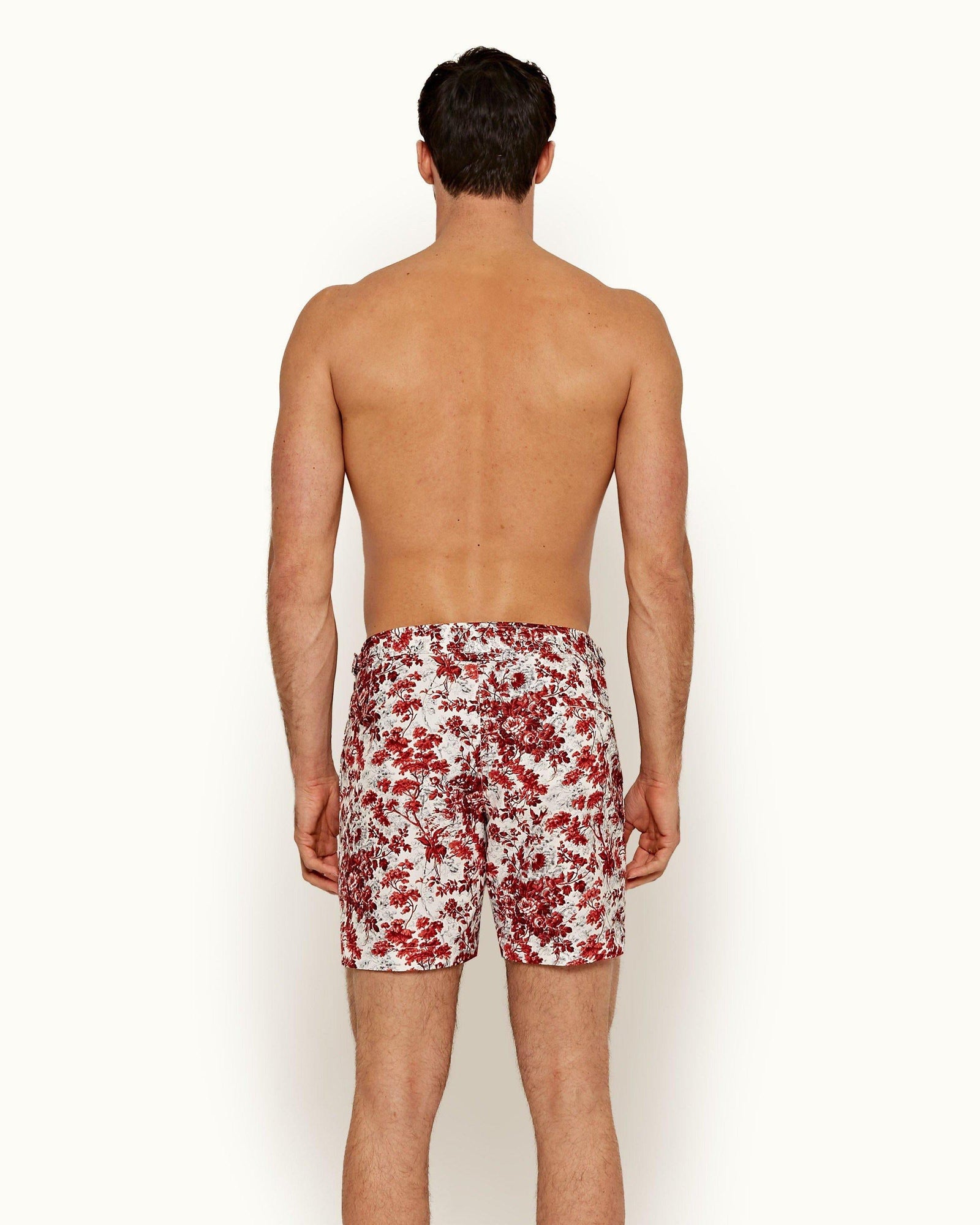 Bulldog Rose/Vintage Rose Vintage Garden Mid-Length Swim Shorts | Rose/Vintage Rose
