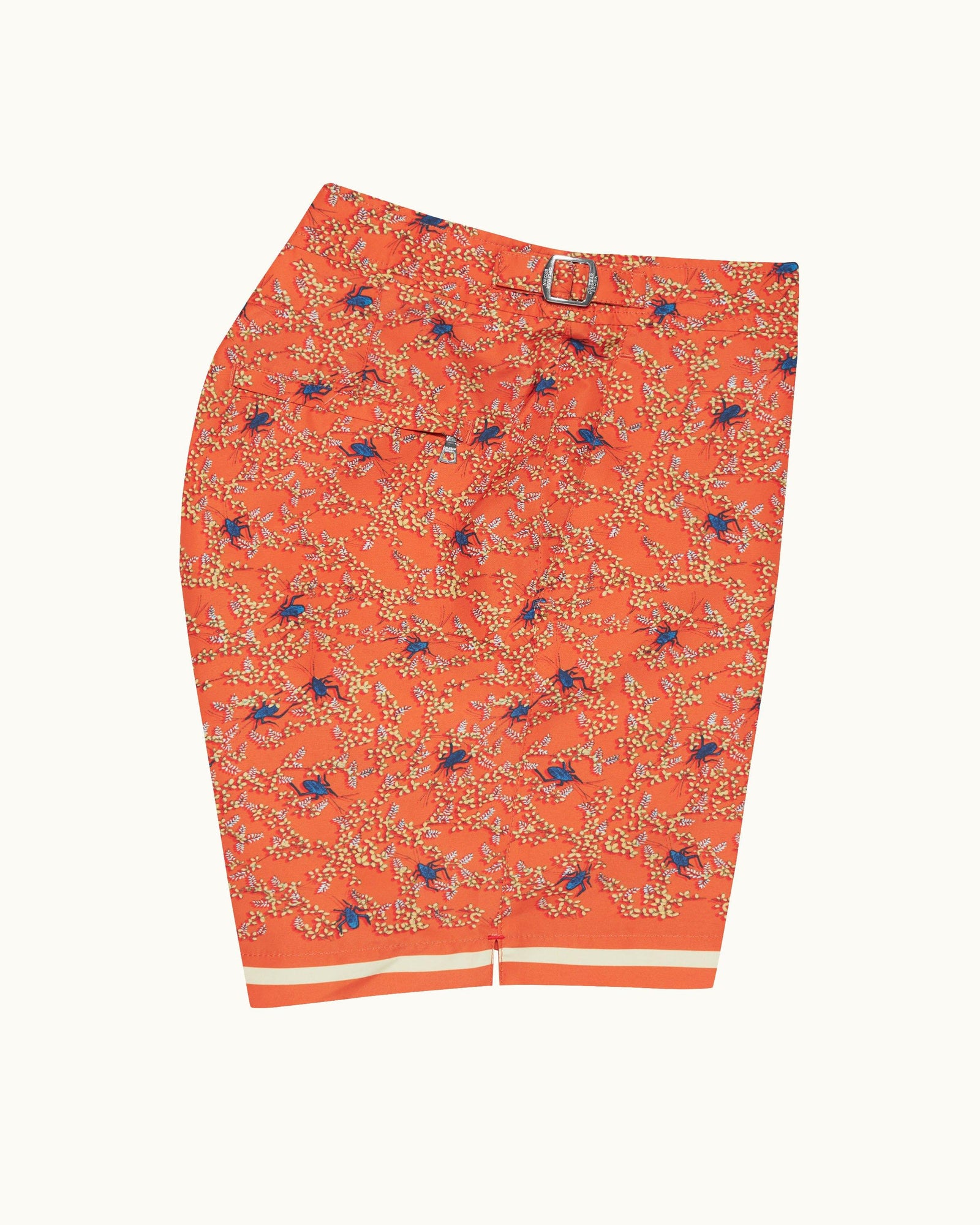 Wonder Full Print Mid-Length Swim Shorts Woven In France in Havana Sun colour | Havana Sun