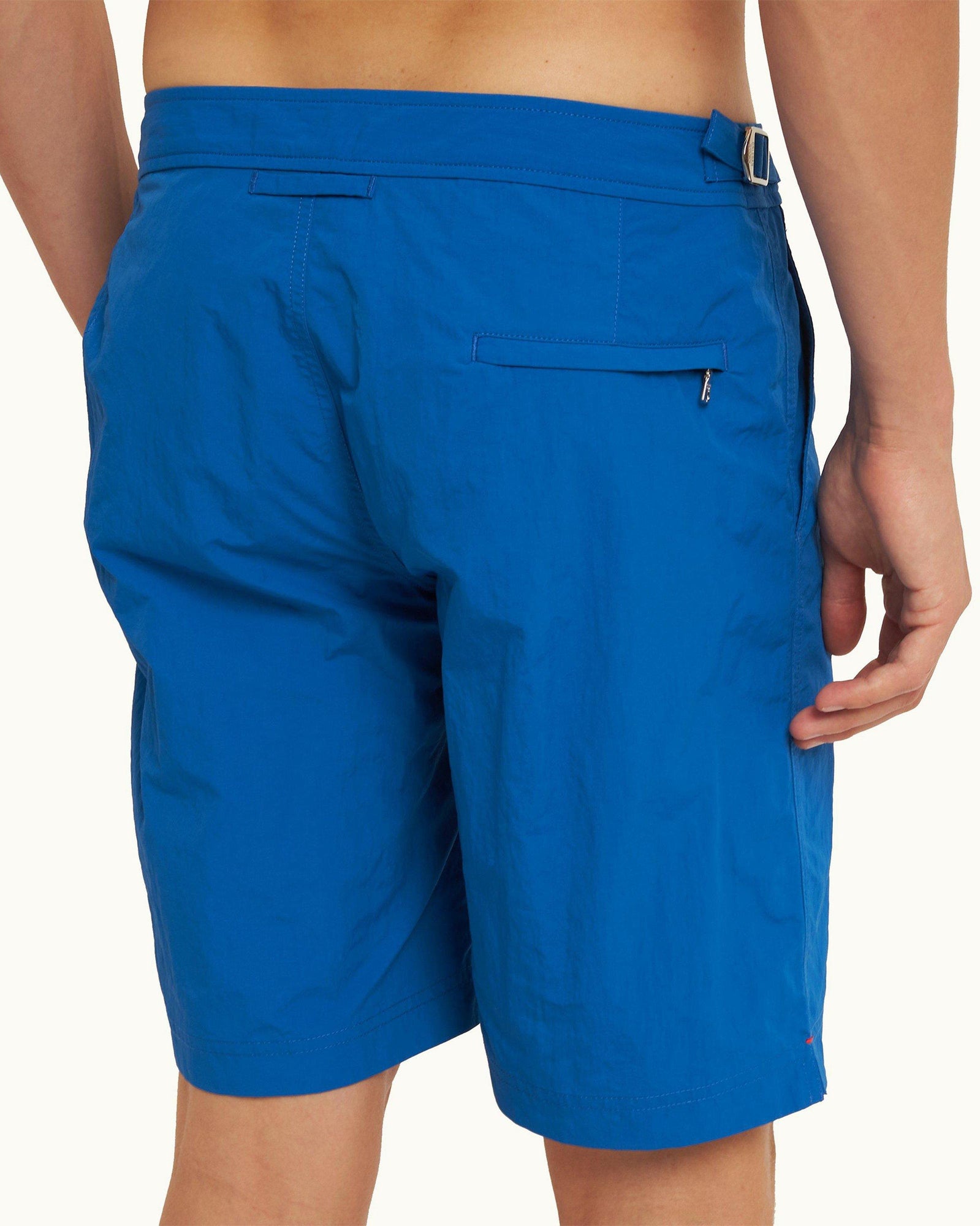 Dane Signal Blue Longest-Length Swim Shorts | Signal Blue