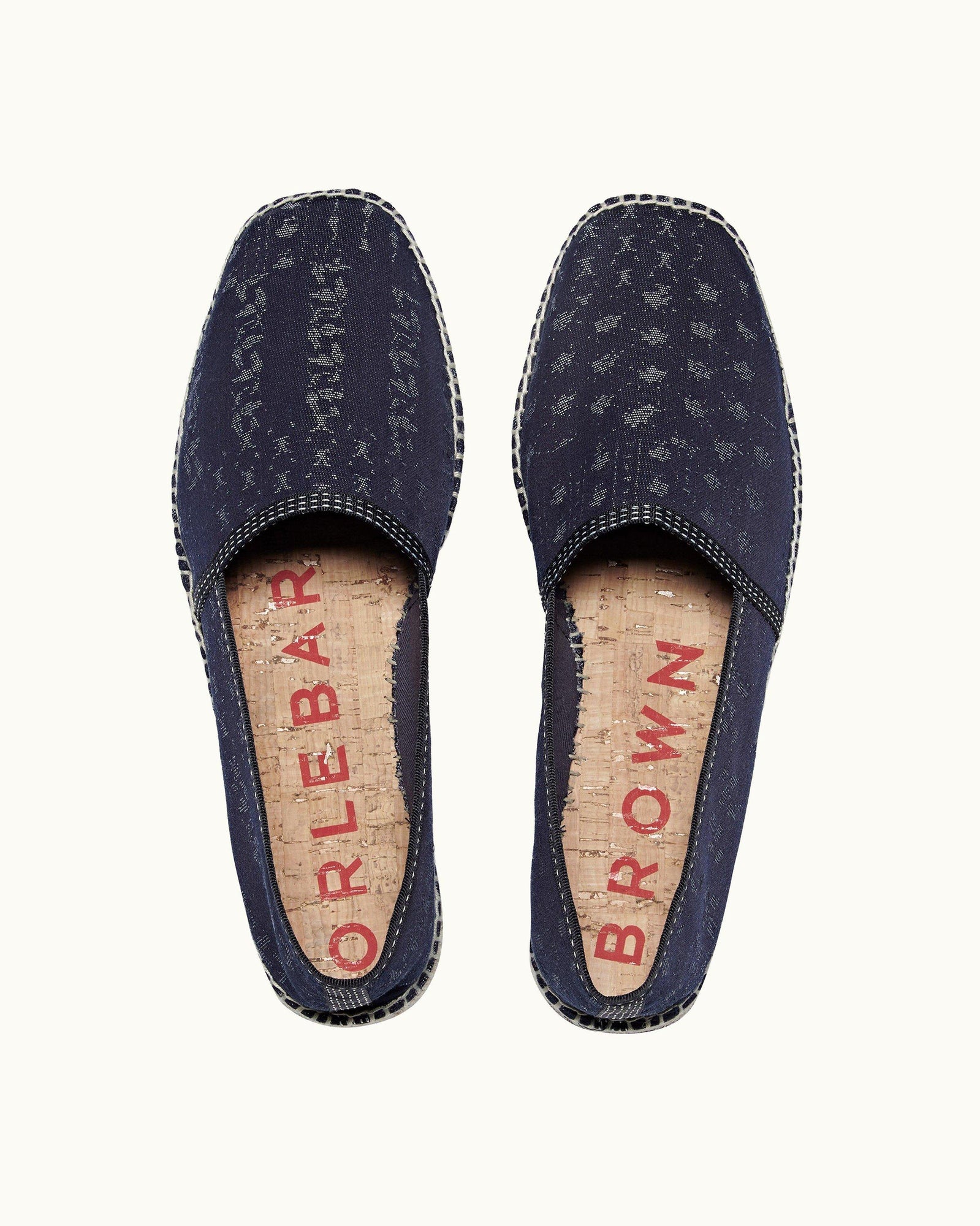 Indigo Solo Pastiche Multi-Stitch Espadrilles | Indigo