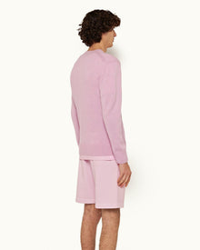 Conch Pink Tailored Fit Organic Cotton Sweat Shorts | Conch Pink