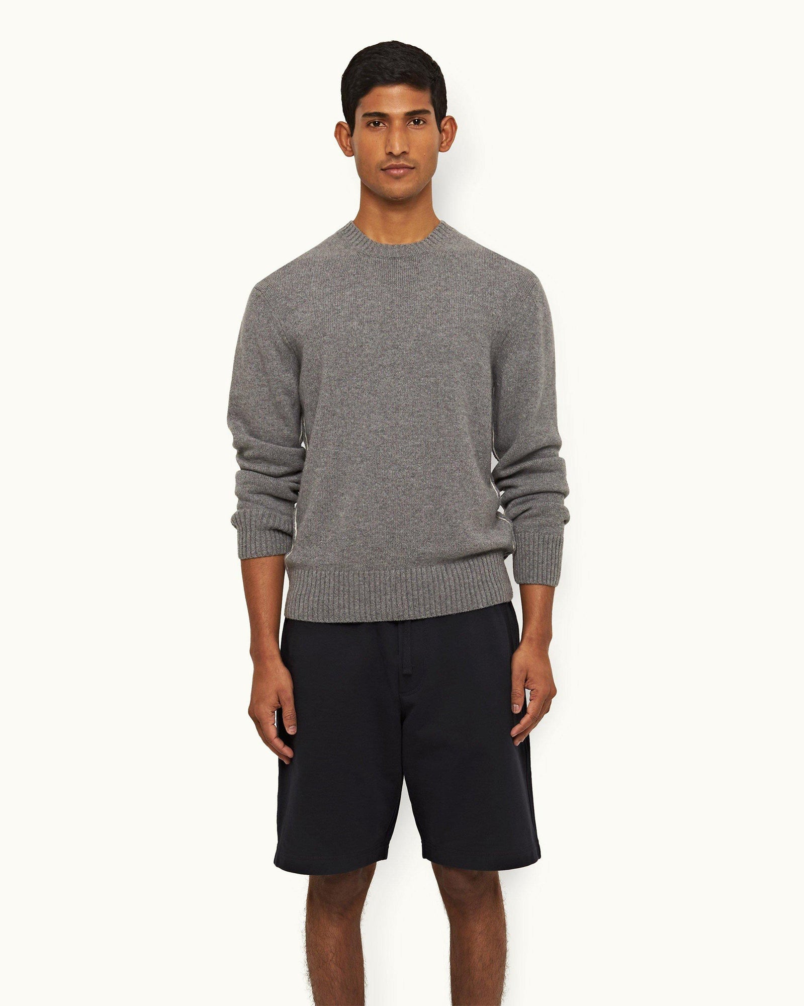 Night Iris Classic Fit Organic Cotton Sweat Shorts | Night Iris