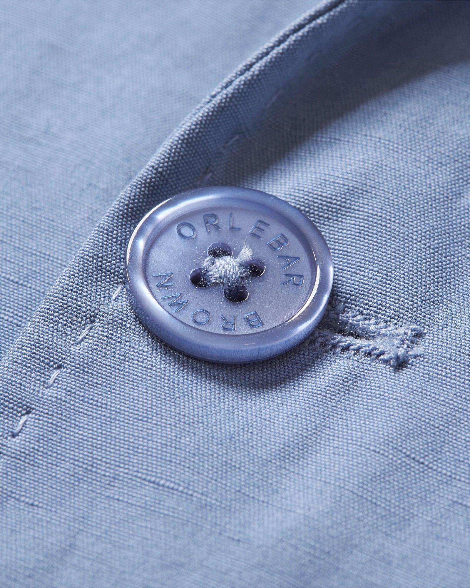 Garret Tailored Fit, Italian Made, Two-Button Unstructured Blazer in Springfield Blue | Springfield Blue