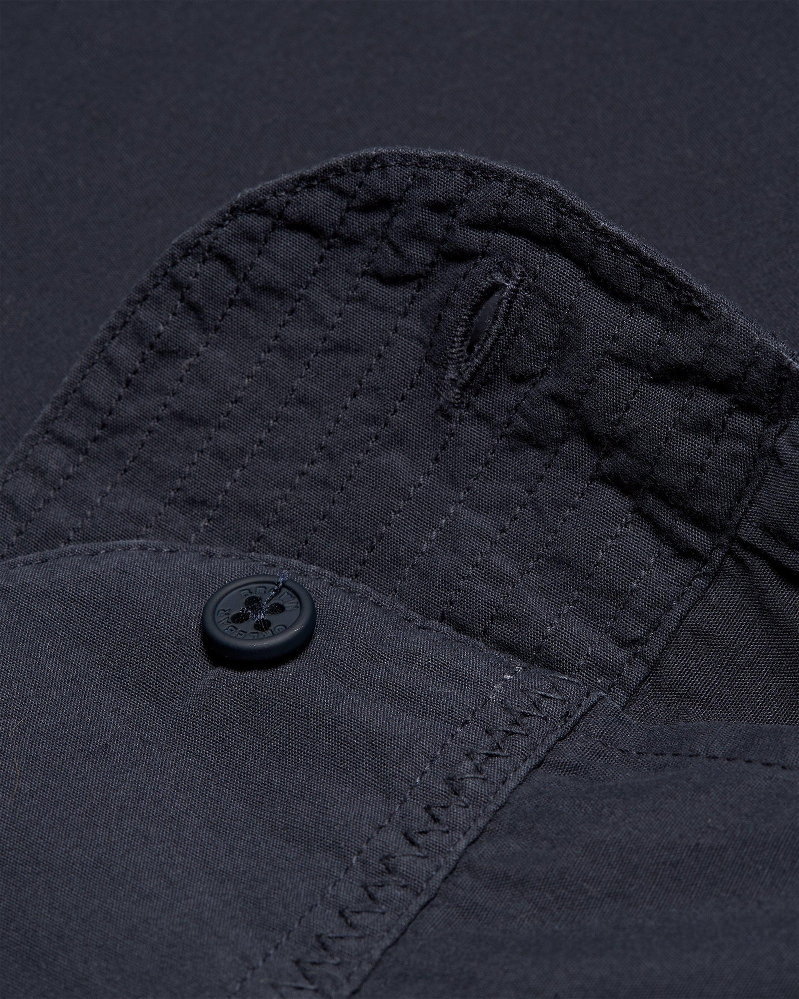 Relaxed Fit Classic Collar Organic Cotton Shirt In Night Iris Blue | Night Iris