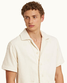 Matchstick Relaxed Fit Lounger Pile Towelling Lounge Shirt | Matchstick