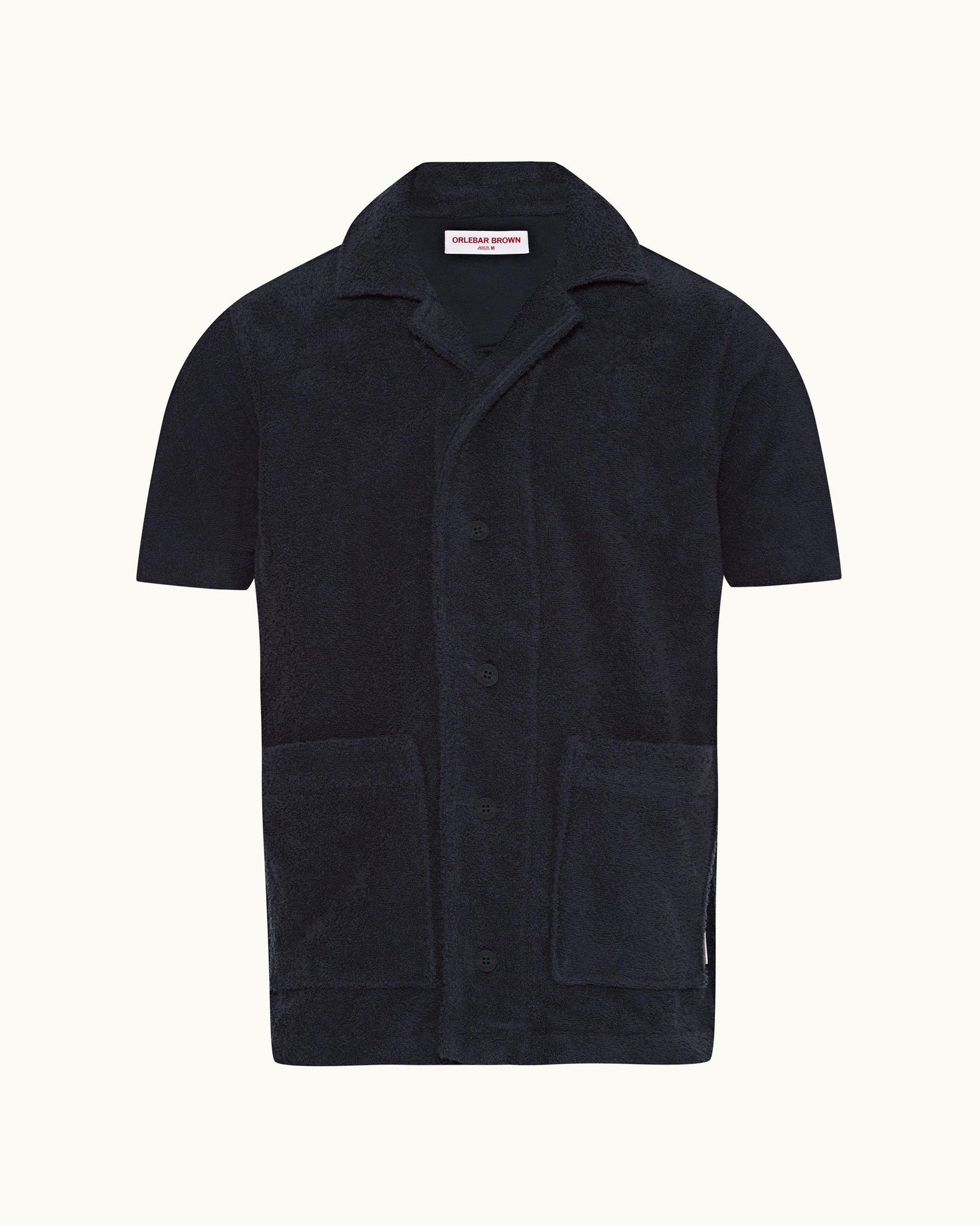 Night Iris Relaxed Fit Lounger Pile Towelling Lounge Shirt | Night Iris