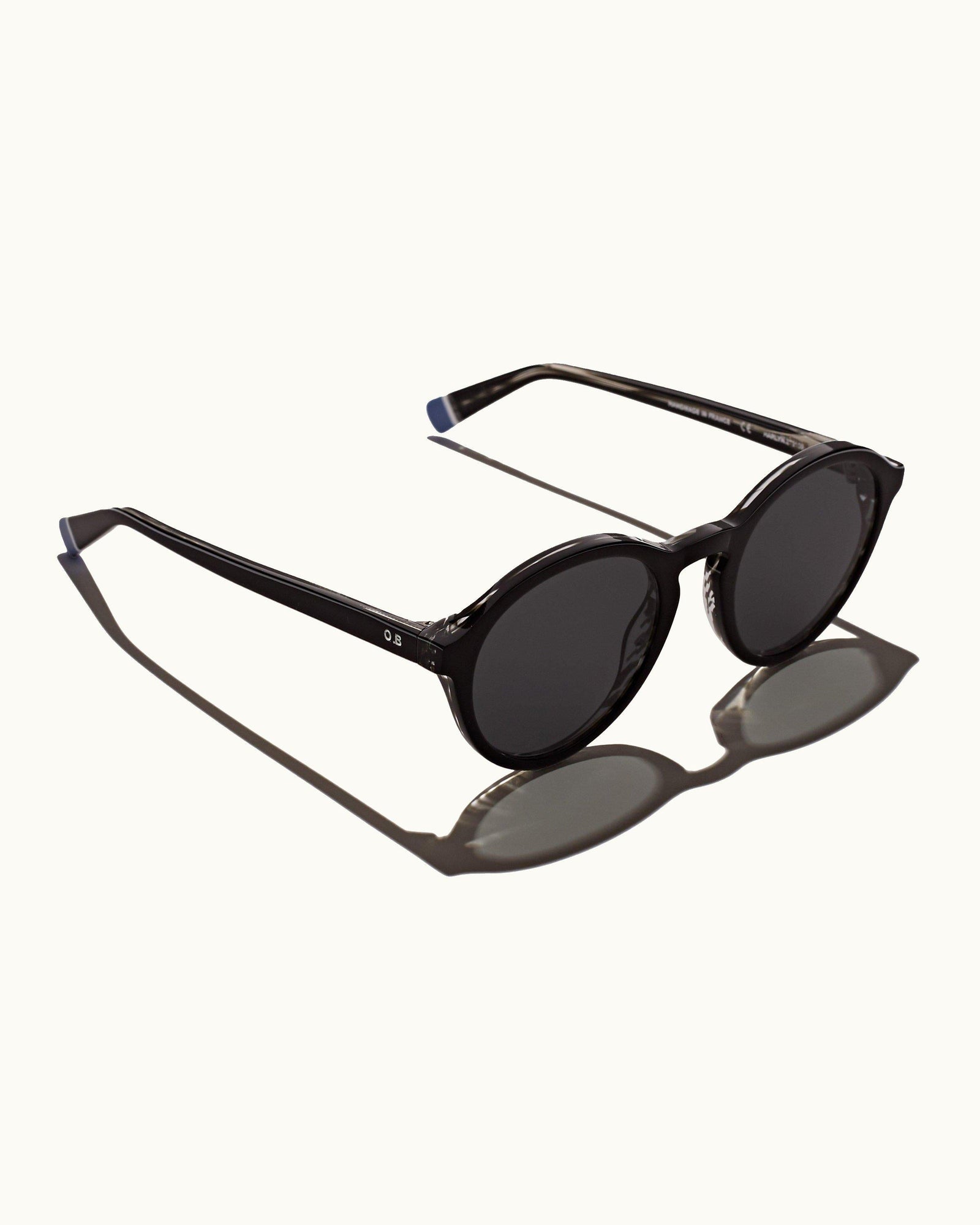 Harlyn Black Round Sunglasses | Black
