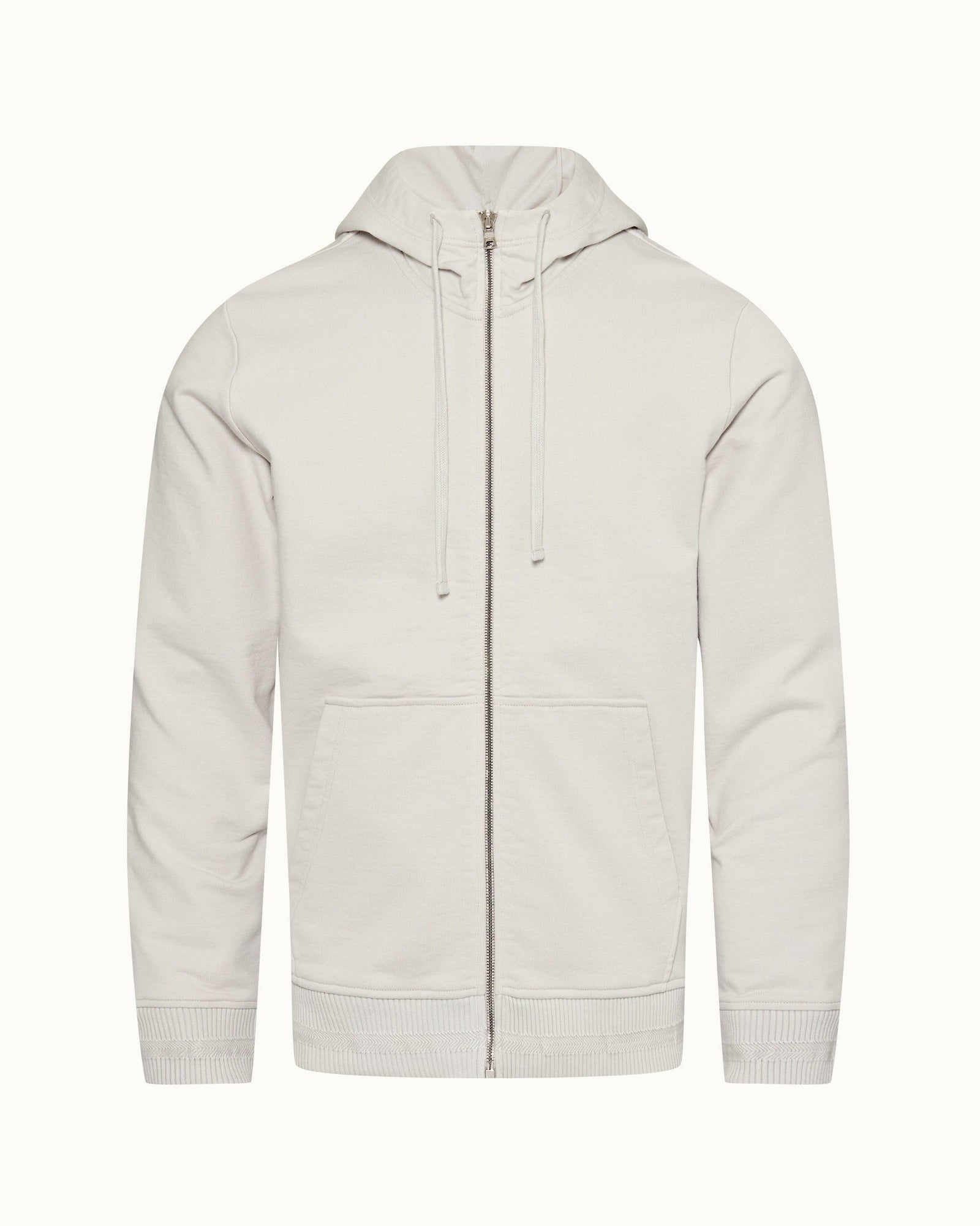 Cinder Classic Fit Mix Texture Hooded Sweatshirt | Cinder