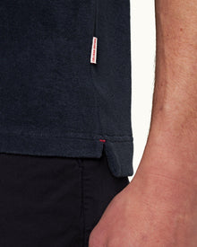 Navy Classic Fit O.B Stripe Tipping Polo Shirt | Navy