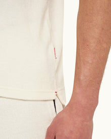 White Sand Classic Fit O.B Stripe Tipping Polo Shirt | White Sand