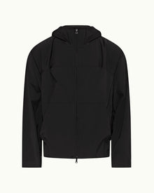 Black Relaxed Fit Shell Jacket | Black