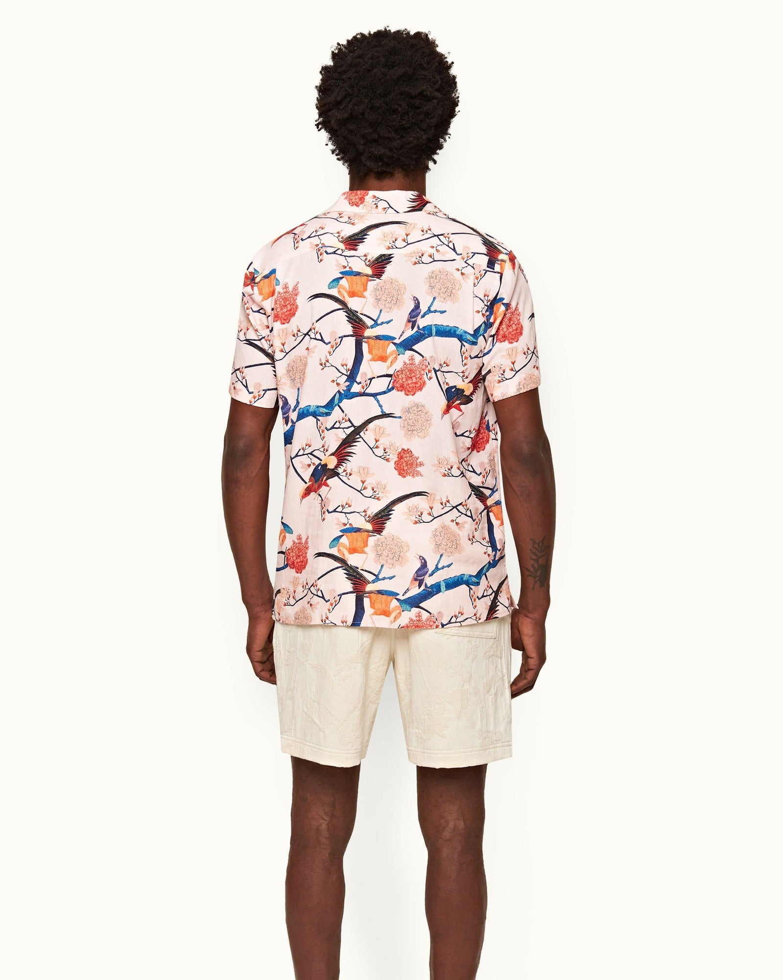 White Sand Flight Of Fantasy Relaxed Fit Shorts | White Sand