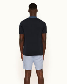 Norwich Linen Light Blue Tailored Fit Linen Blend Shorts | Light Blue