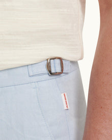 Men | Norwich Linen Short | Ice Blue