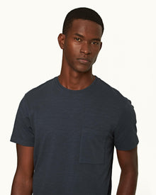 Palm Classic Fit Garment-Dyed Organic Cotton T-shirt | Baltic Blue