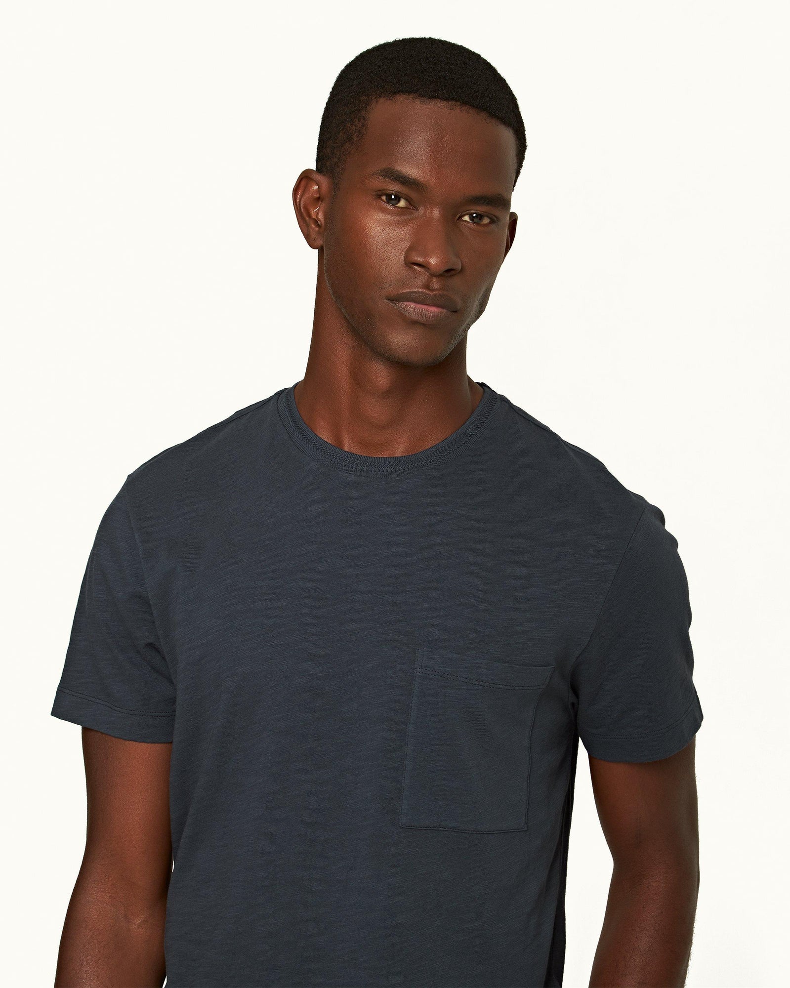 Palm Classic Fit Garment-Dyed Organic Cotton T-shirt | Baltic Blue