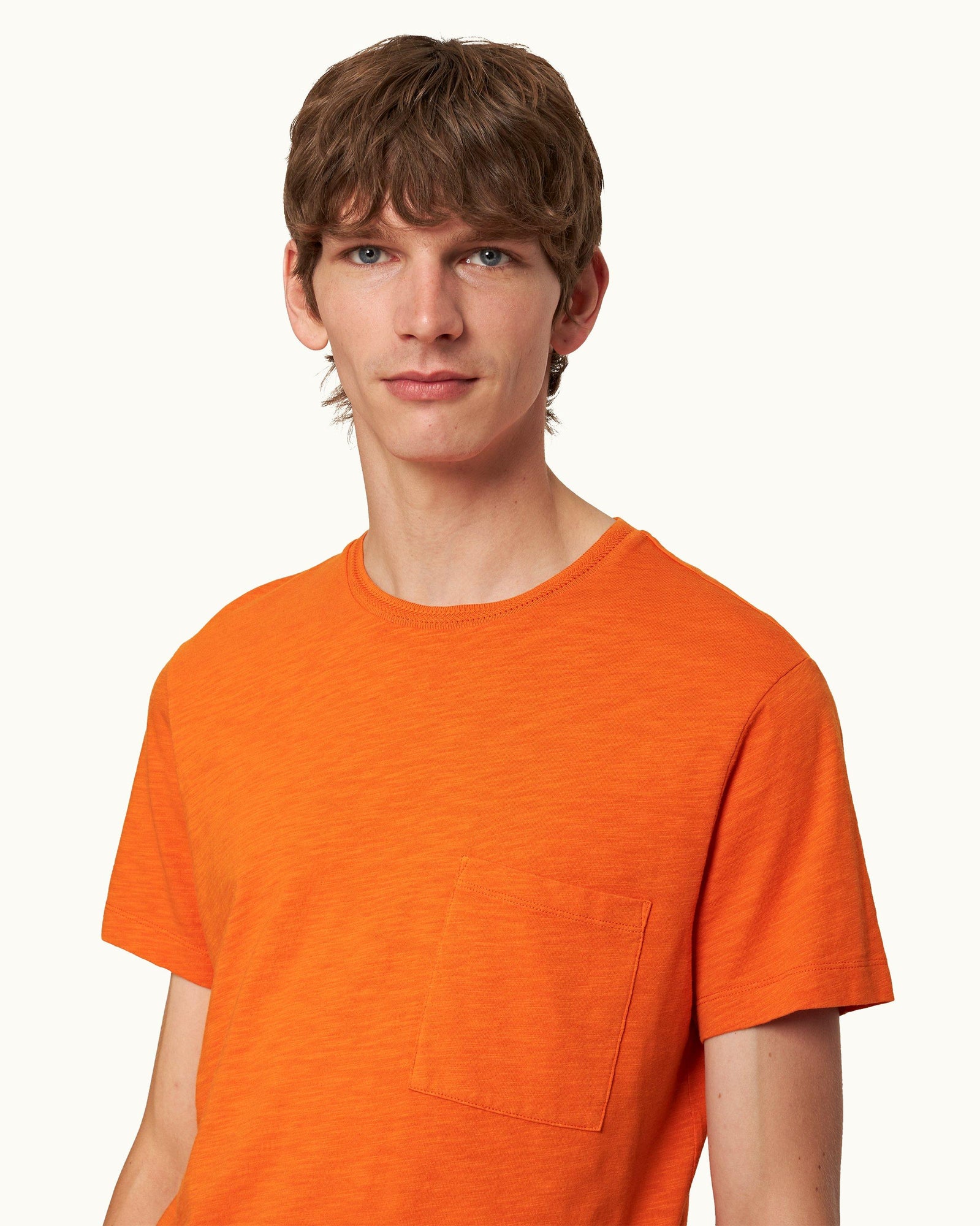 Tiger Lily Classic Fit Crewneck Garment Dye Cotton T-shirt | Tiger Lily