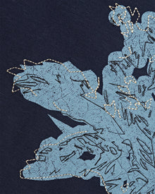 Ob Classic Tee Midnight Navy Embroidery Palm Tree Classic Fit T-shirt | Midnight Navy