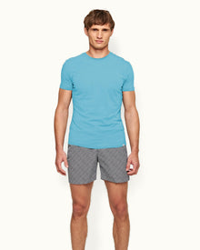 Men | Ob-T T-Shirt | Aqua Blue
