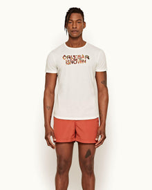 Ob-T Cloud Wild Roses Logo Tailored Fit Crew Neck T-Shirt | Cloud