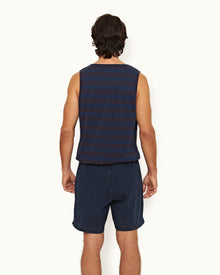 Indigo Relaxed Fit Denim Shorts | Indigo