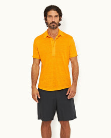 Beacon Tailored Fit Linen Polo Shirt | Beacon