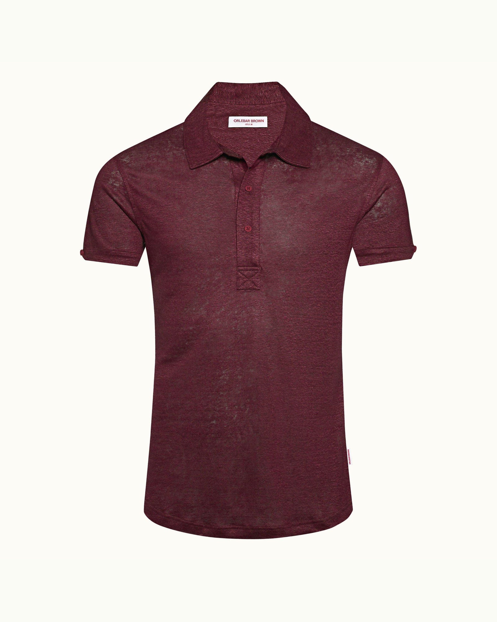 Sebastian Linen Port Tailored Fit Linen Polo Shirt | Port