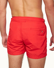 Setter Rescue Red Shorter-Length Swim Shorts | Rescue Red