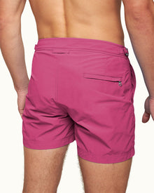Shorter-Length Swim Short In Sunset Pink | Sunset Pink