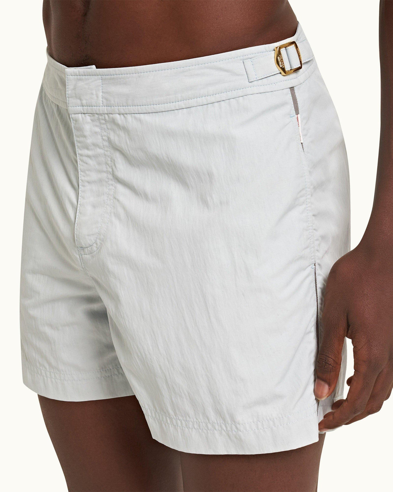 Setter Serenity Blue Tape Insert Shorter-Length Swim Shorts | Serenity Blue