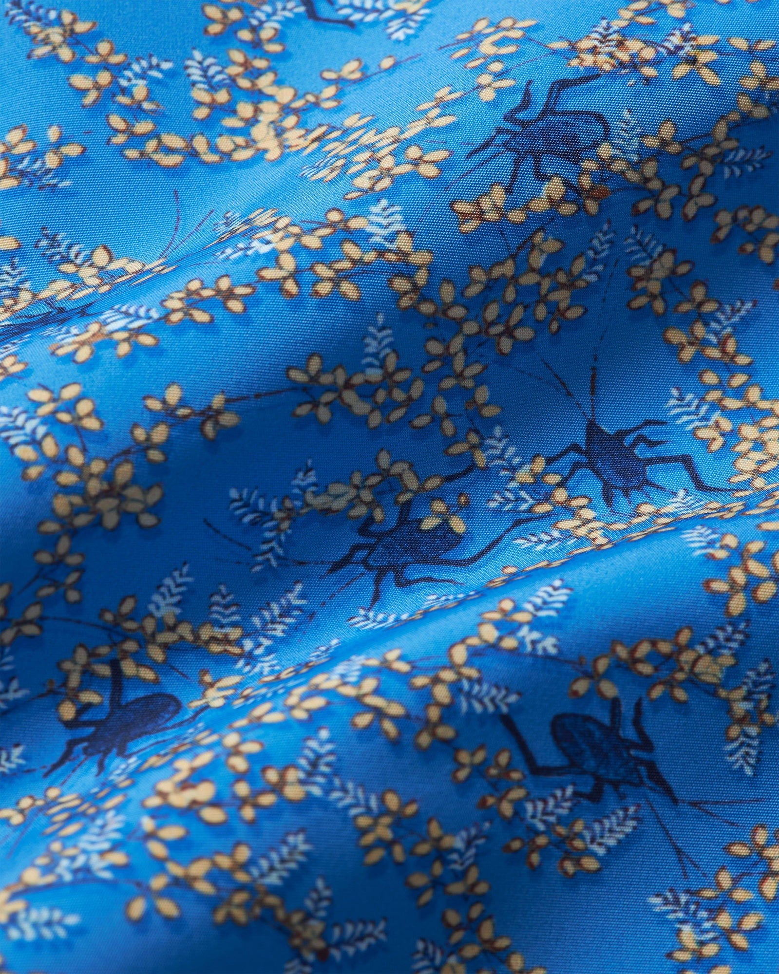 Setter Wonder Full Print Shorter-Length Swim Shorts Woven In France in Springfield Blue | Springfield Blue