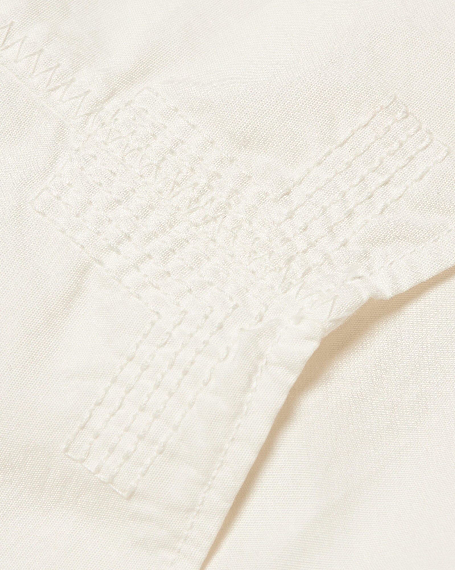 White Sand Relaxed Fit Overhead Organic Cotton Shirt | White Sand