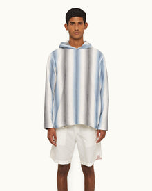 Sea Mist Relaxed Fit Mix Fabric Shorts | Sea Mist