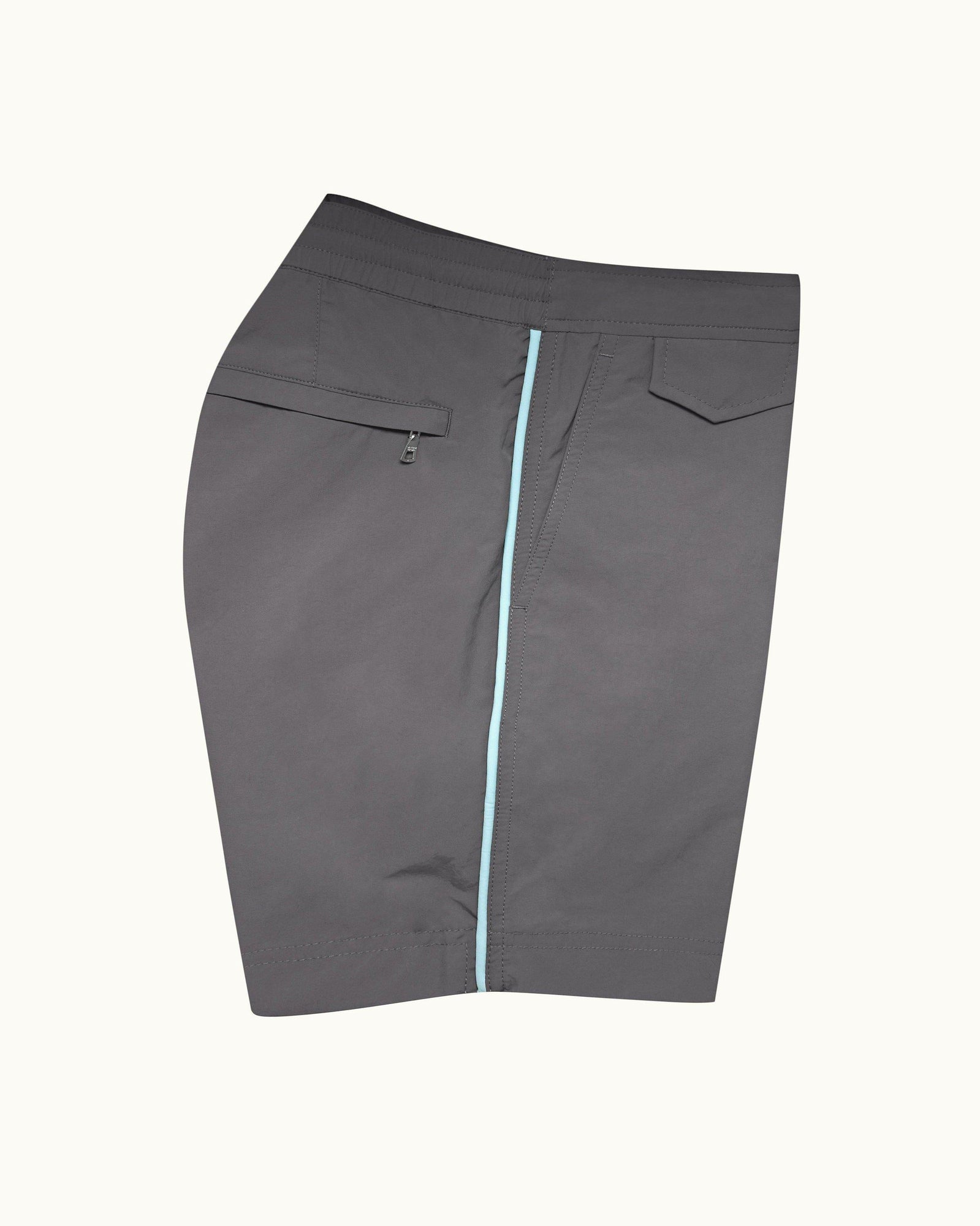 Fossil Piping Drawcord Mid-Length Swim Shorts | Fossil